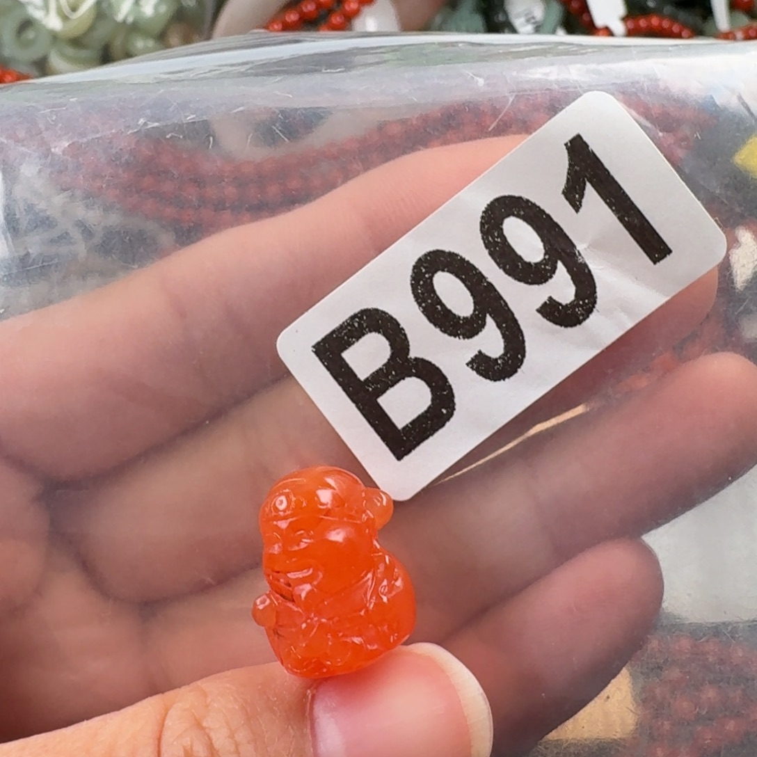 南红玛瑙未镶嵌珠宝奇石通孔