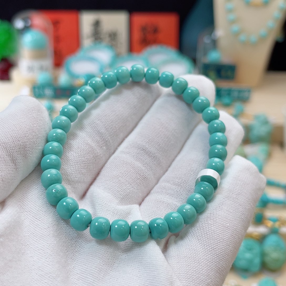 绿松石珠宝奇石未镶嵌