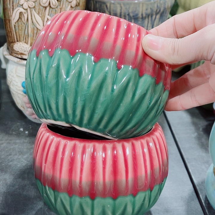 多肉陶瓷花盆满10元包邮