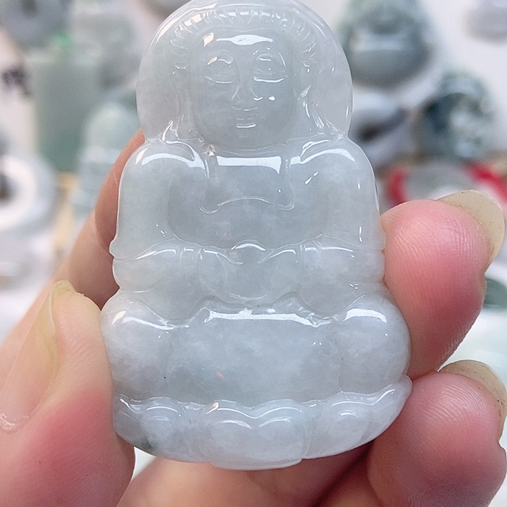 颈饰未镶嵌翡翠佛公