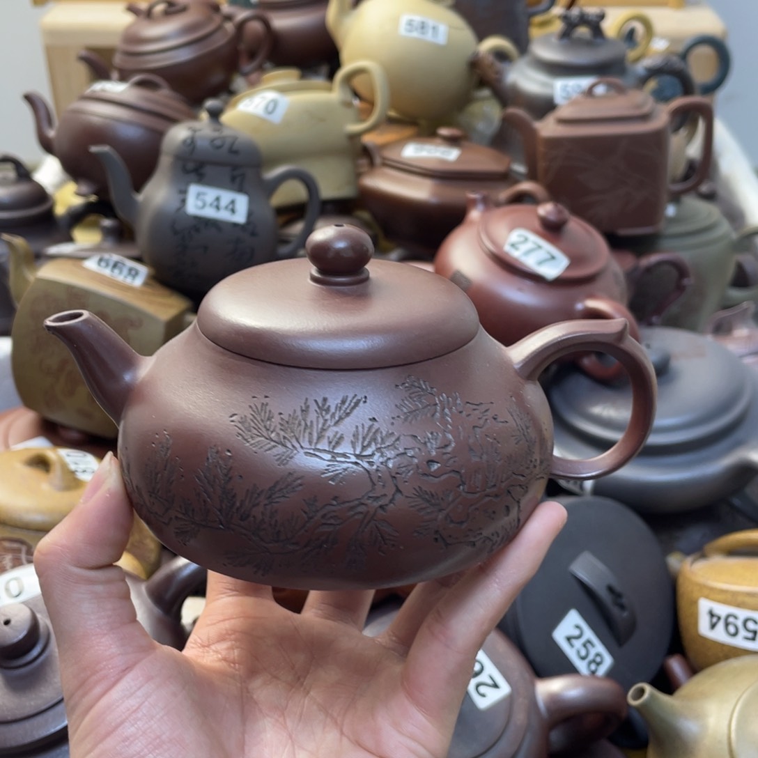 紫砂茶壶紫砂微瑕