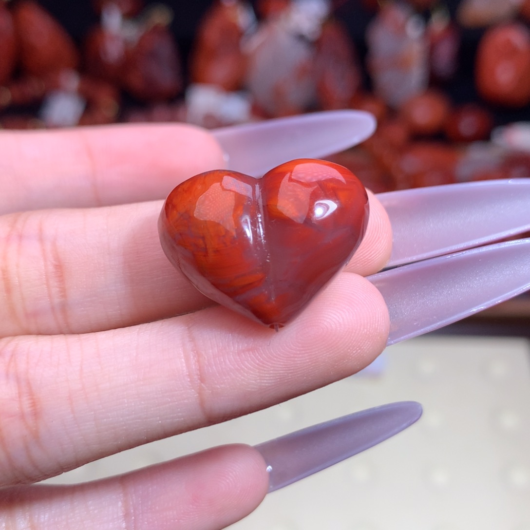 不****南红玛瑙未镶嵌珠宝半成品屁桃3
