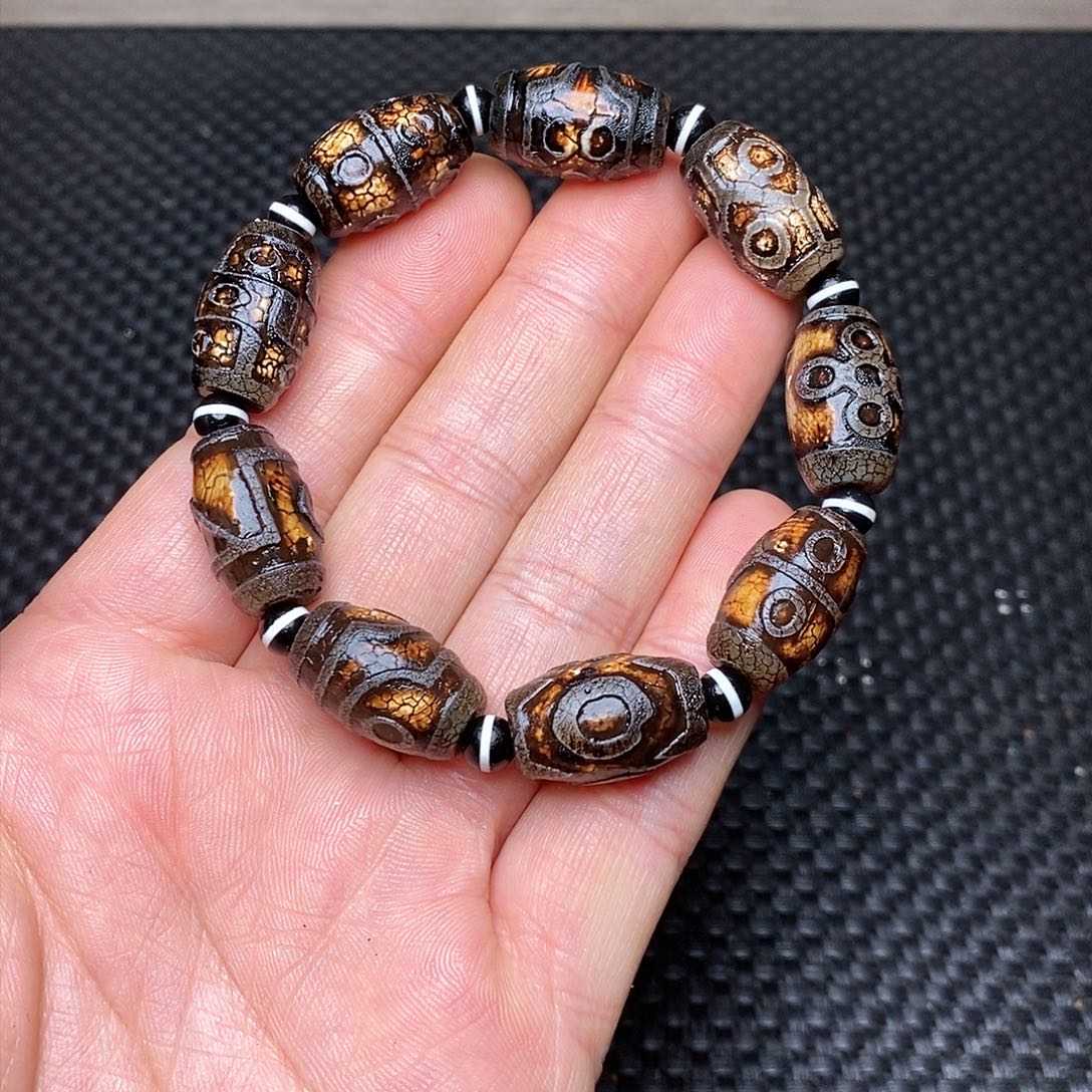 玛瑙/玉髓手链未镶嵌大*虎