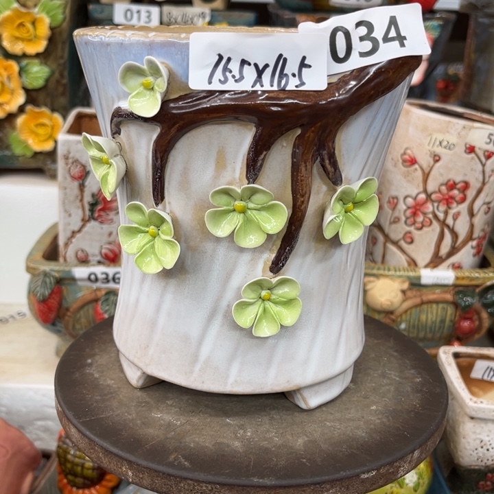 紫砂花盆粗陶材质多肉花盆