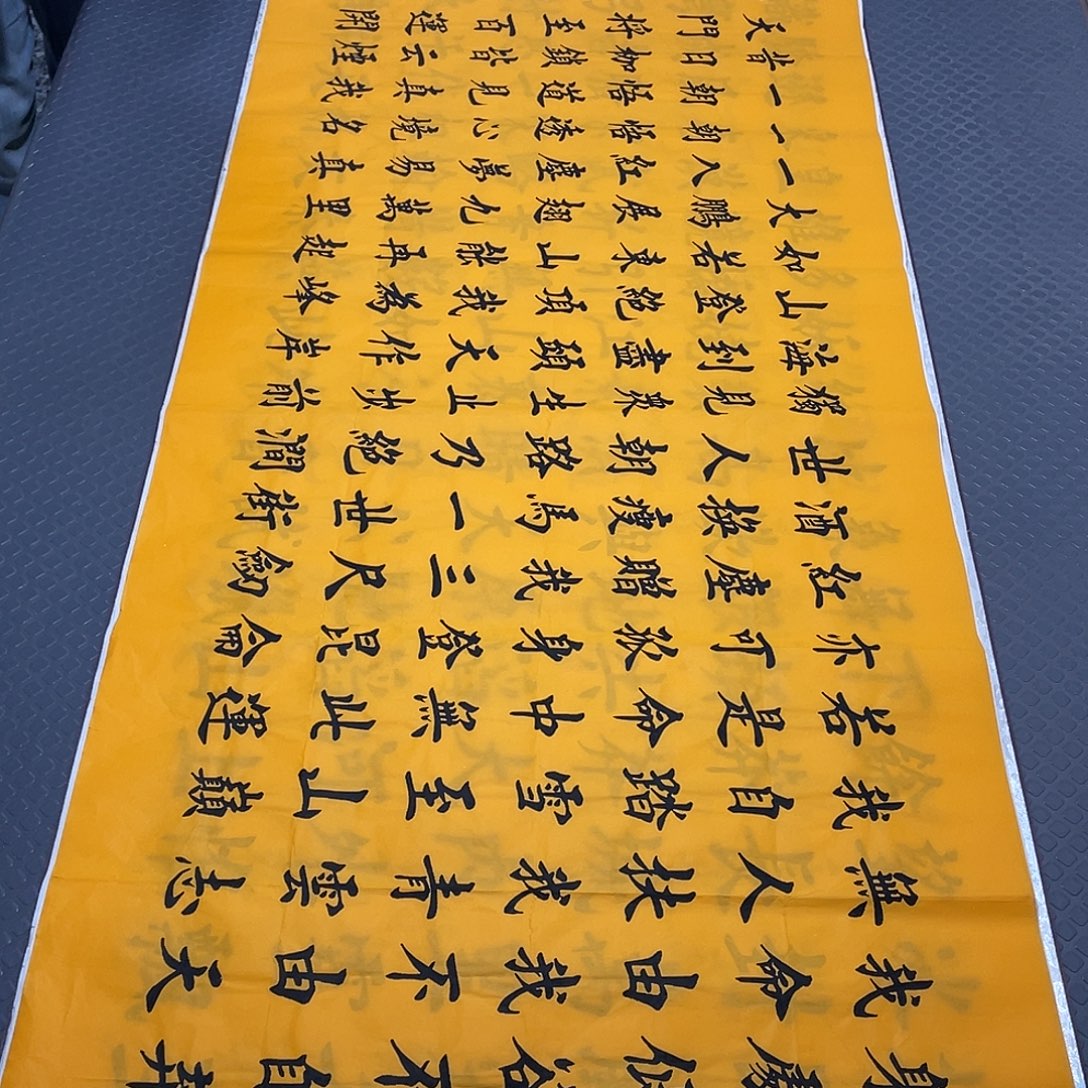 书法老师真人手写杨