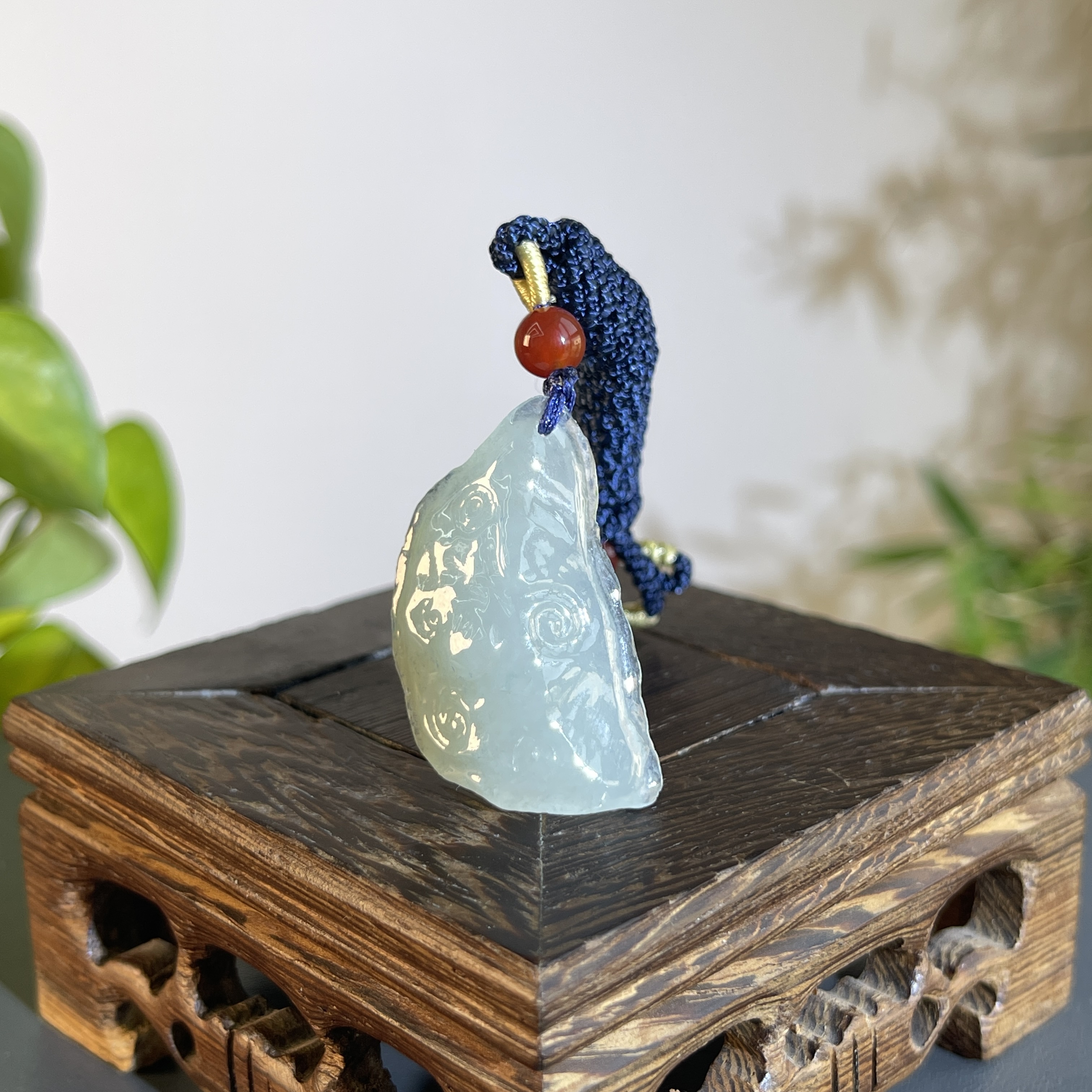 JTA28-28  精品天然翡翠A货原石吊坠