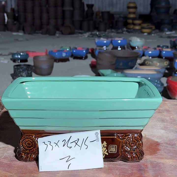 紫砂花盆手工制作56