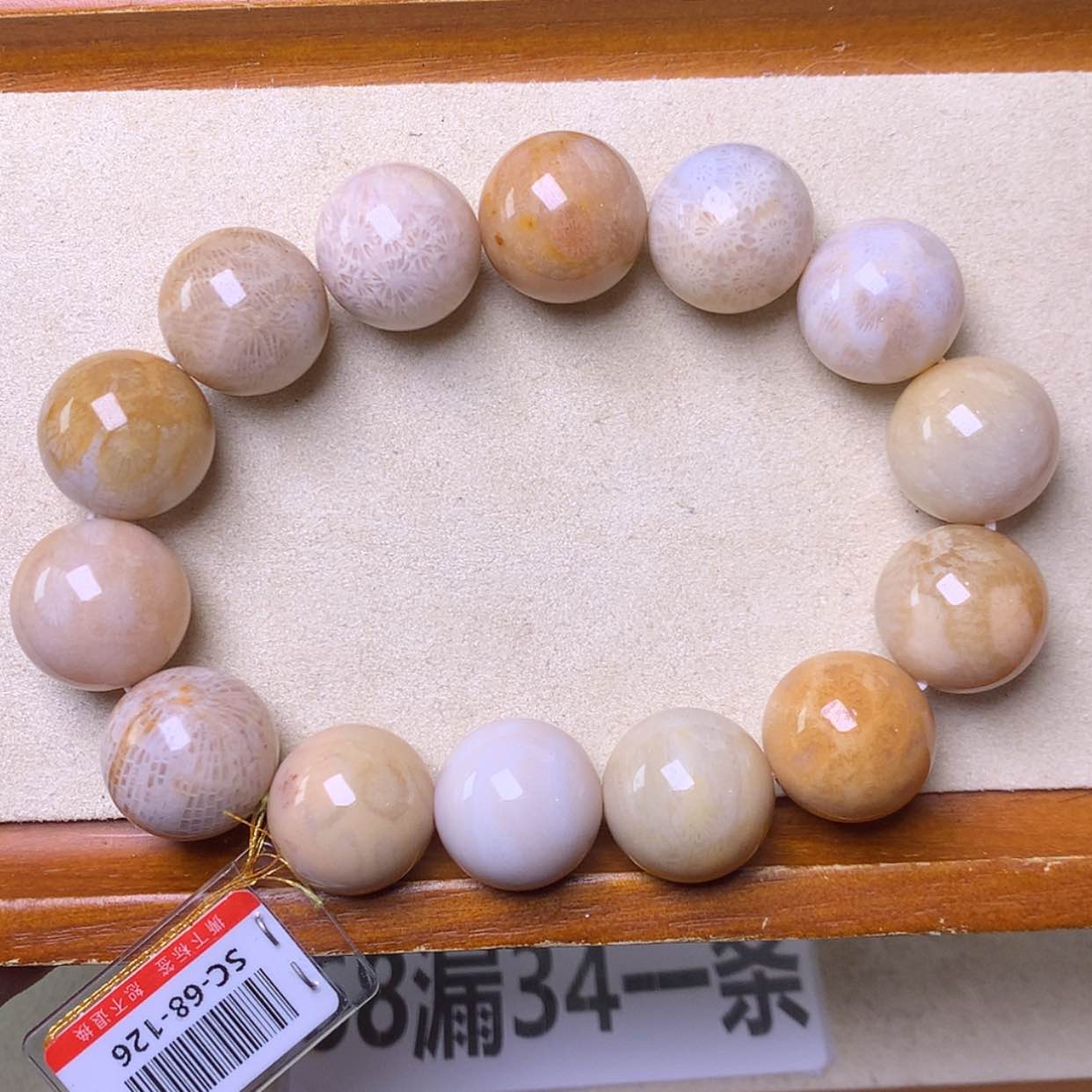 【闪购商品】硅化珊瑚（珊瑚玉）手镯未镶嵌