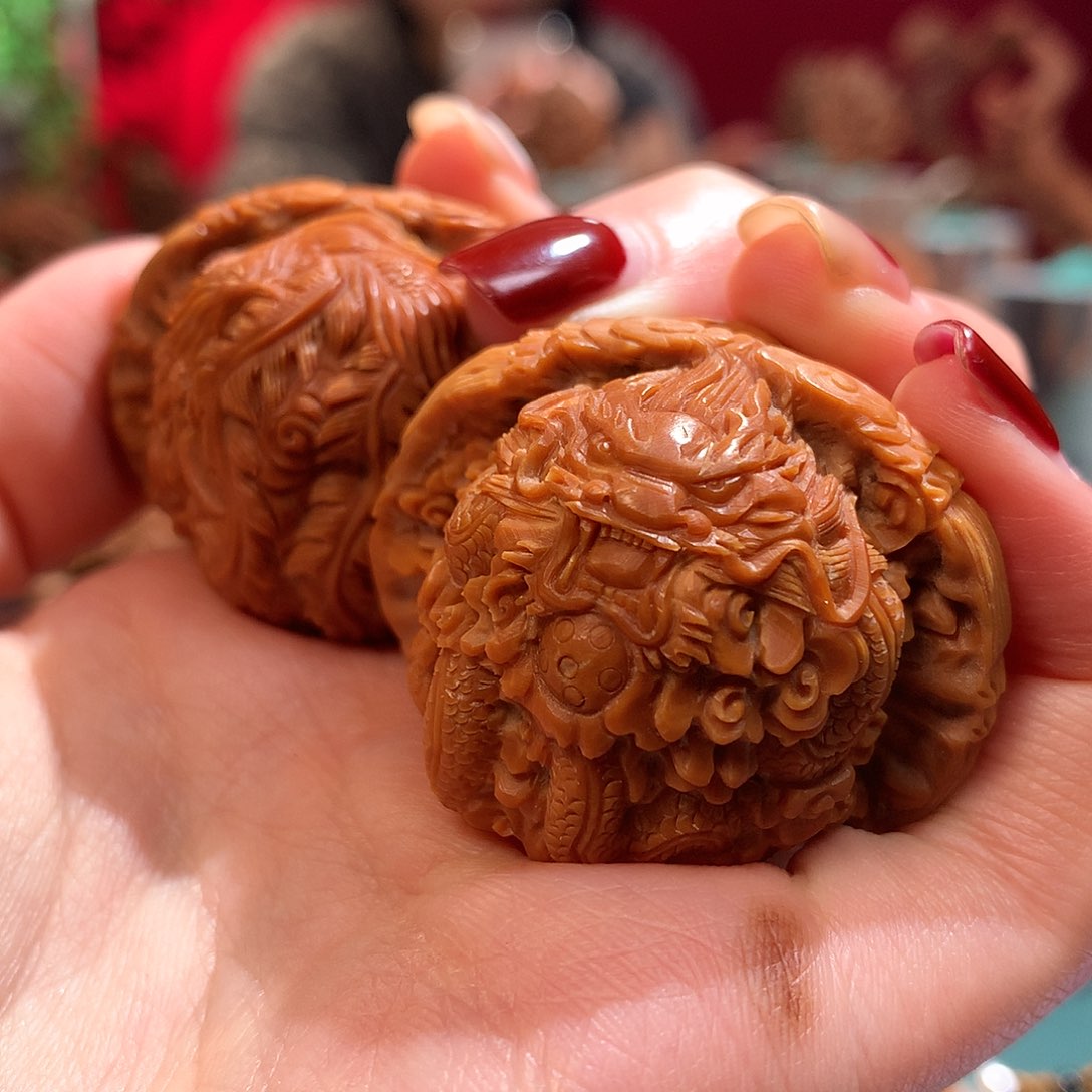 文玩核桃把件————————