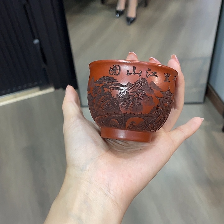 茶壶紫砂全手工打造