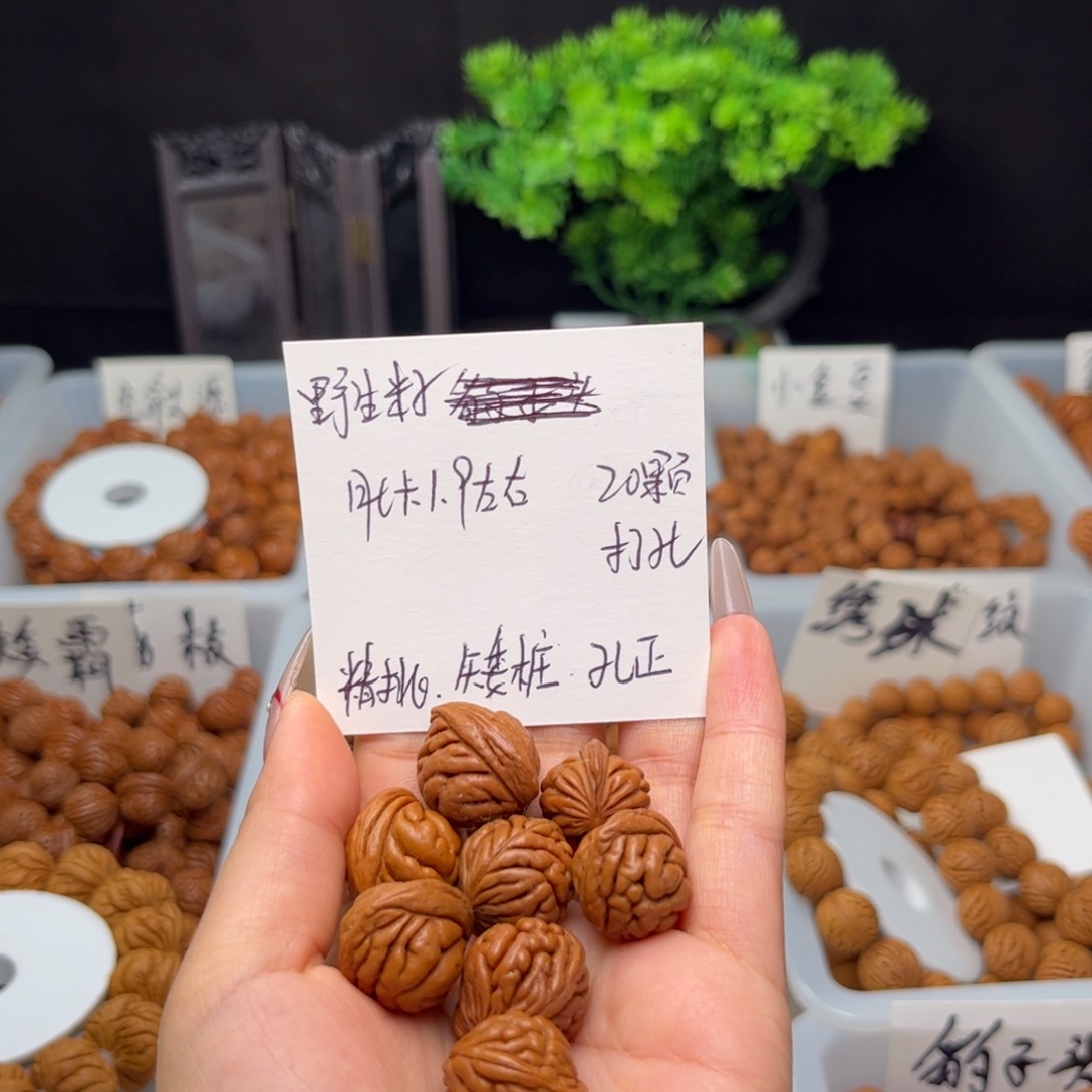 文玩核桃手串8**81.9左右野生籽