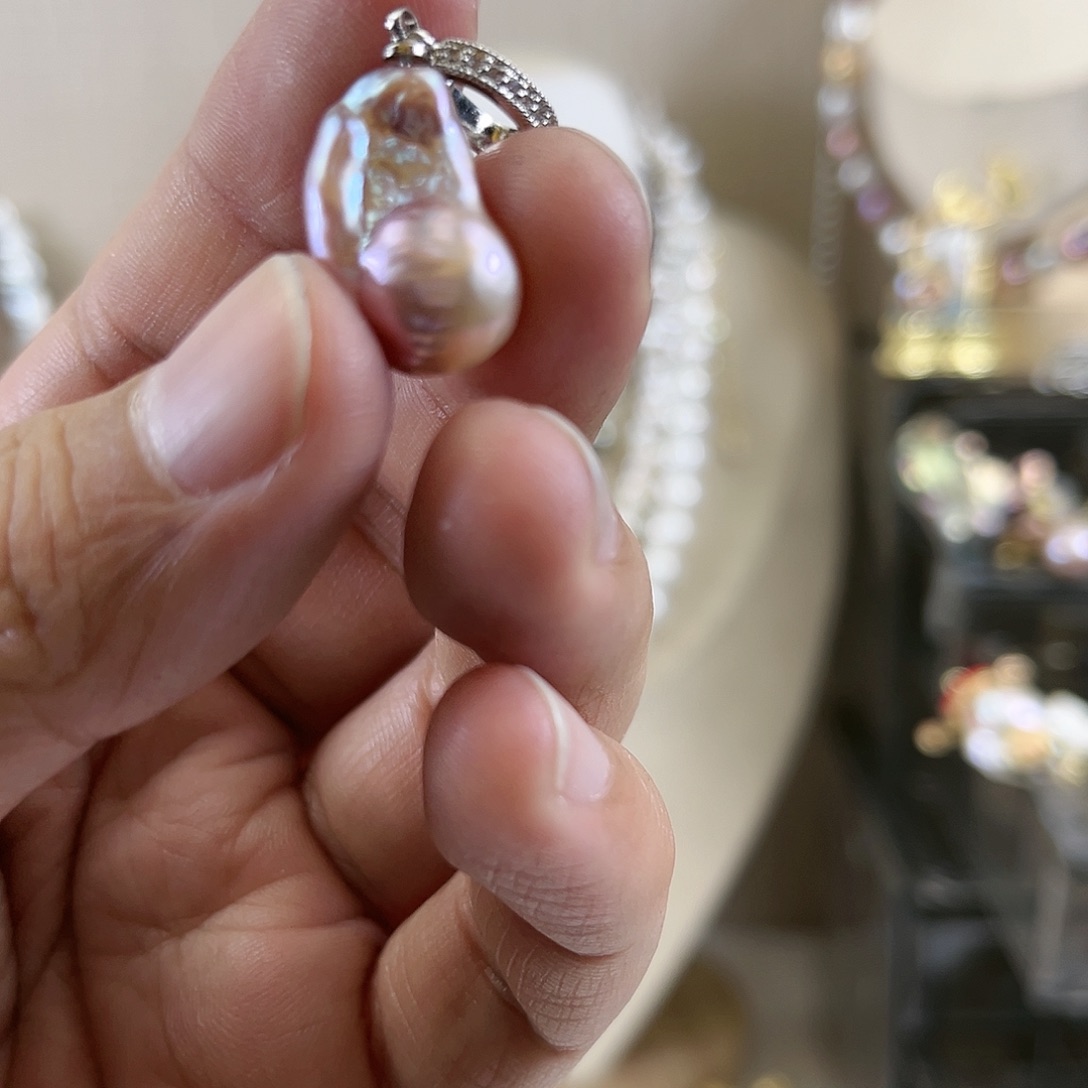 淡水珍珠吊坠(不含链)未镶嵌【纯恬】