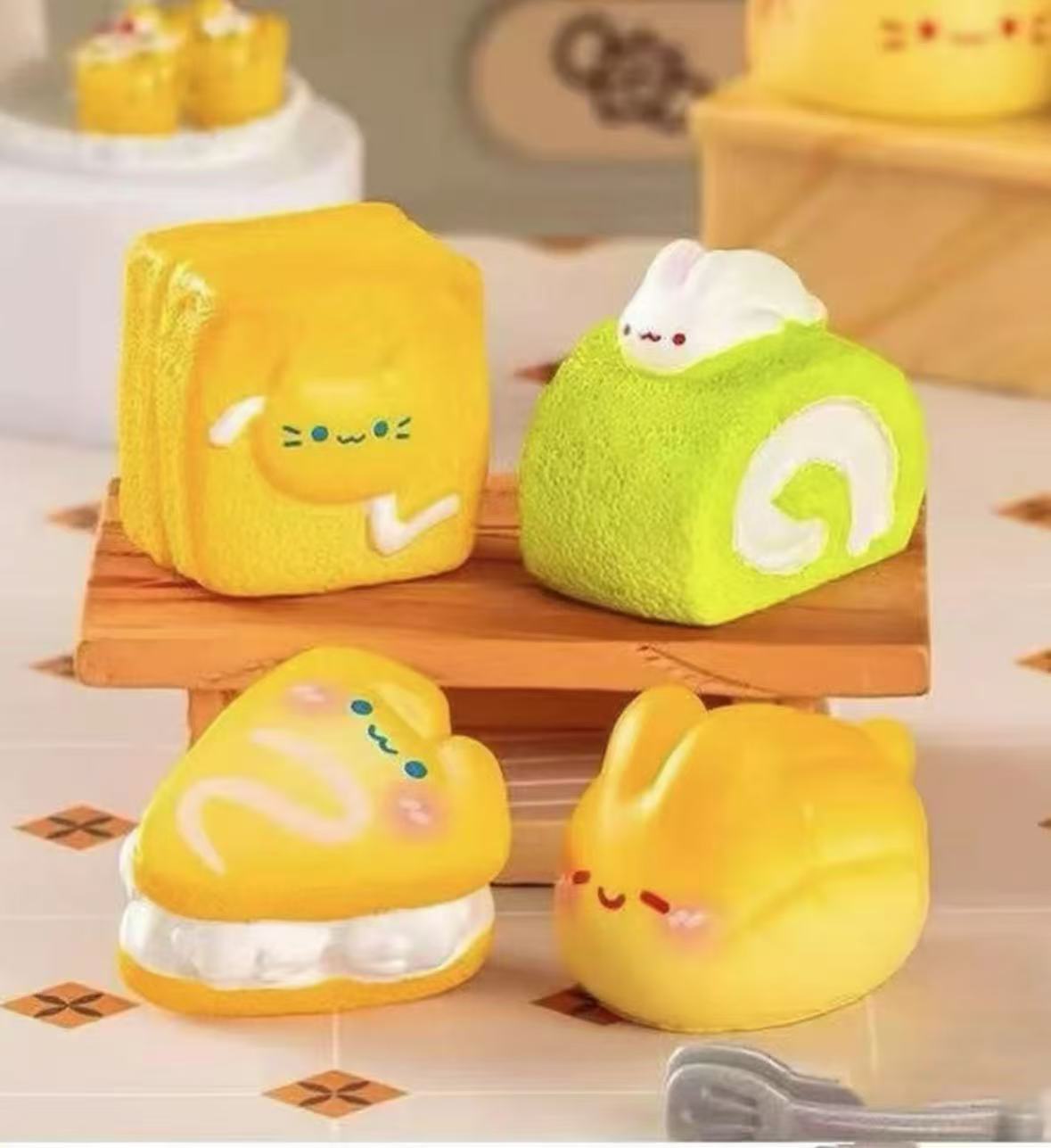 【默认拆袋】怪好玩可爱西点点派对萌粒盲盒