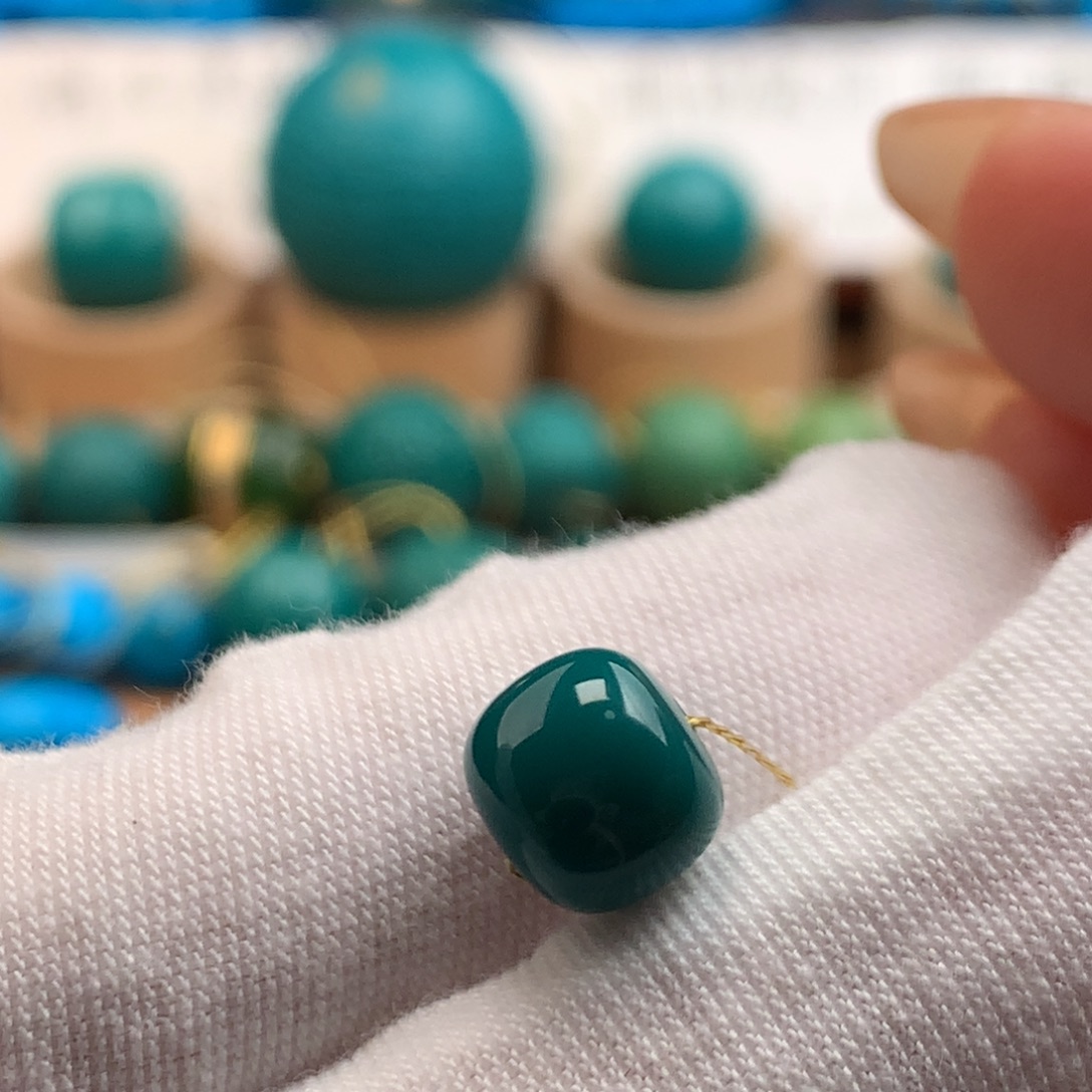 绿松石未镶嵌绿松石8.6mm