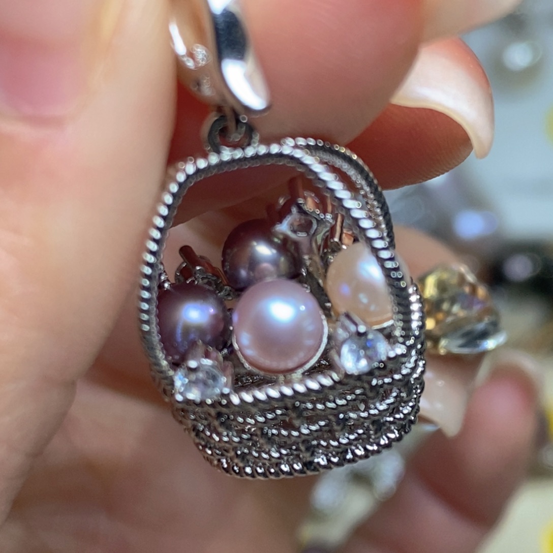 ༺***༻未镶嵌珠宝奇石淡水珍珠