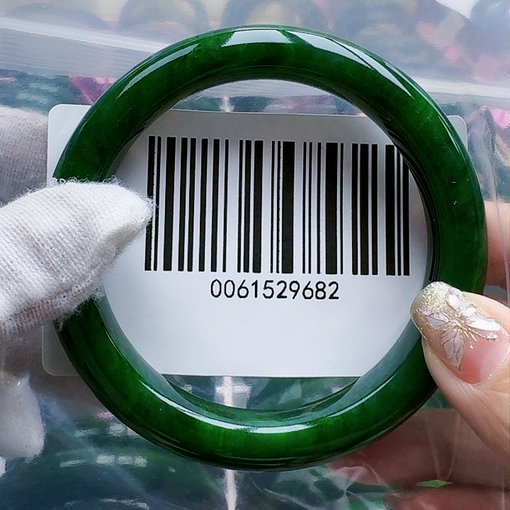 和田玉（碧玉）手镯未镶嵌5960