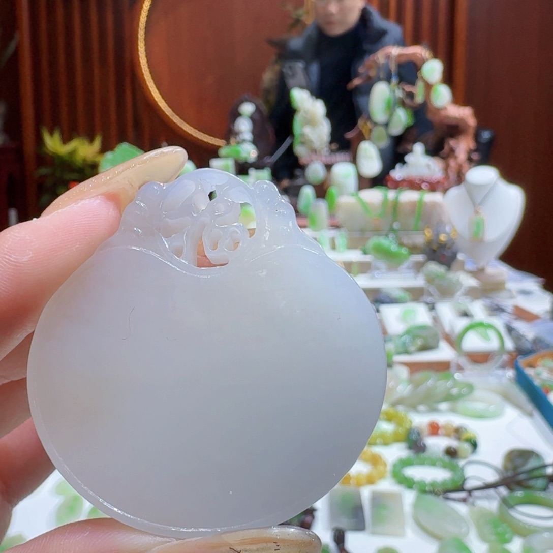 和田玉福牌未镶嵌