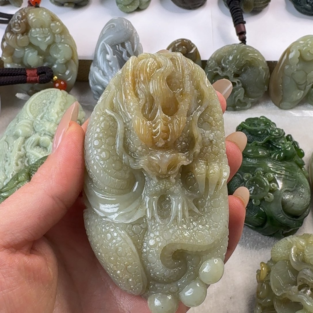未镶嵌和田玉把件古*