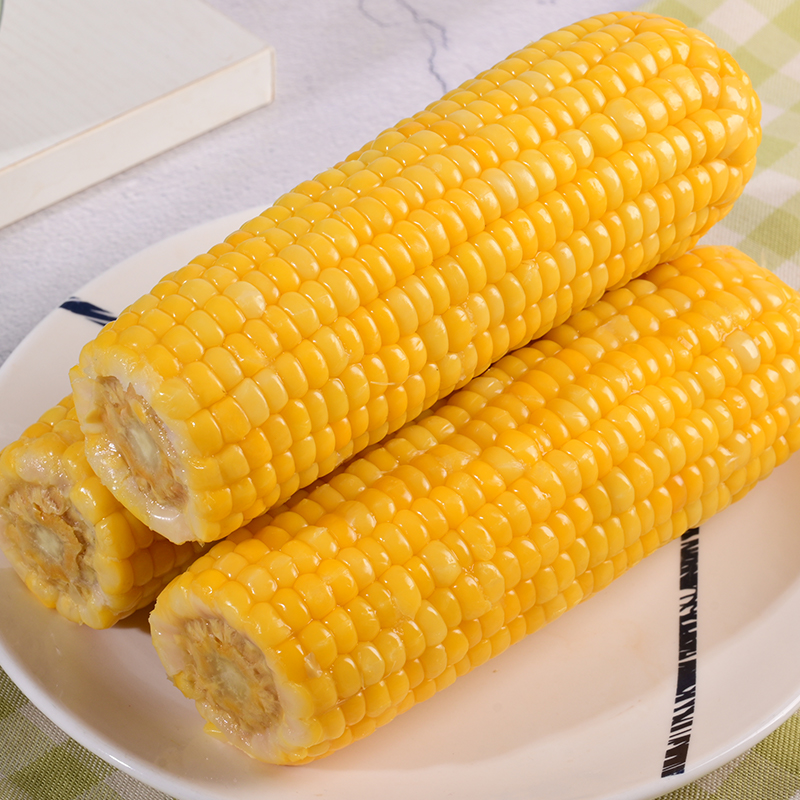 【整箱8.5-9斤】东北黄糯玉米15根/速冻包装试吃4根