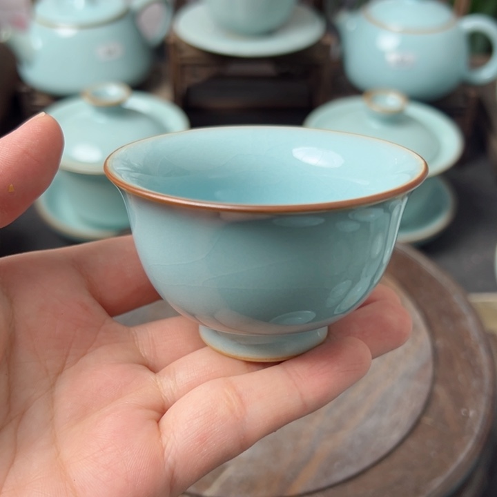 壶天青色小压手微微瑕nnn