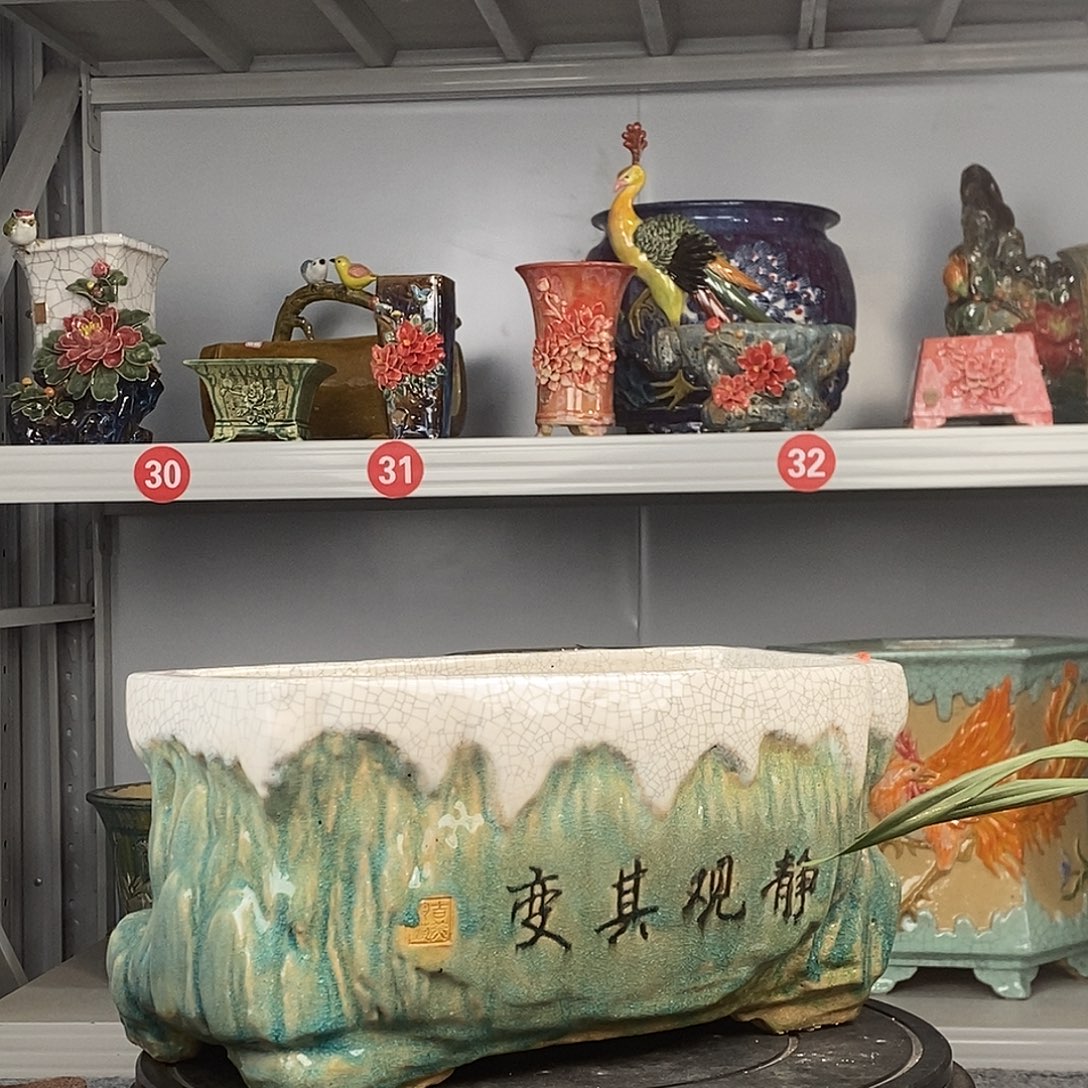 D***e正宗岭南石湾盆人物