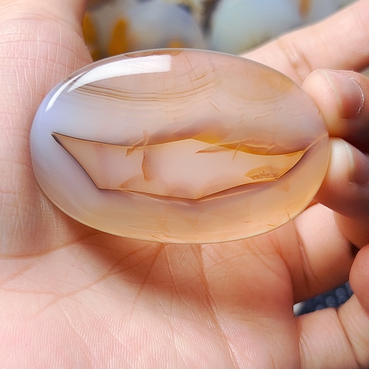 玛瑙/玉髓未镶嵌珠宝半成品船