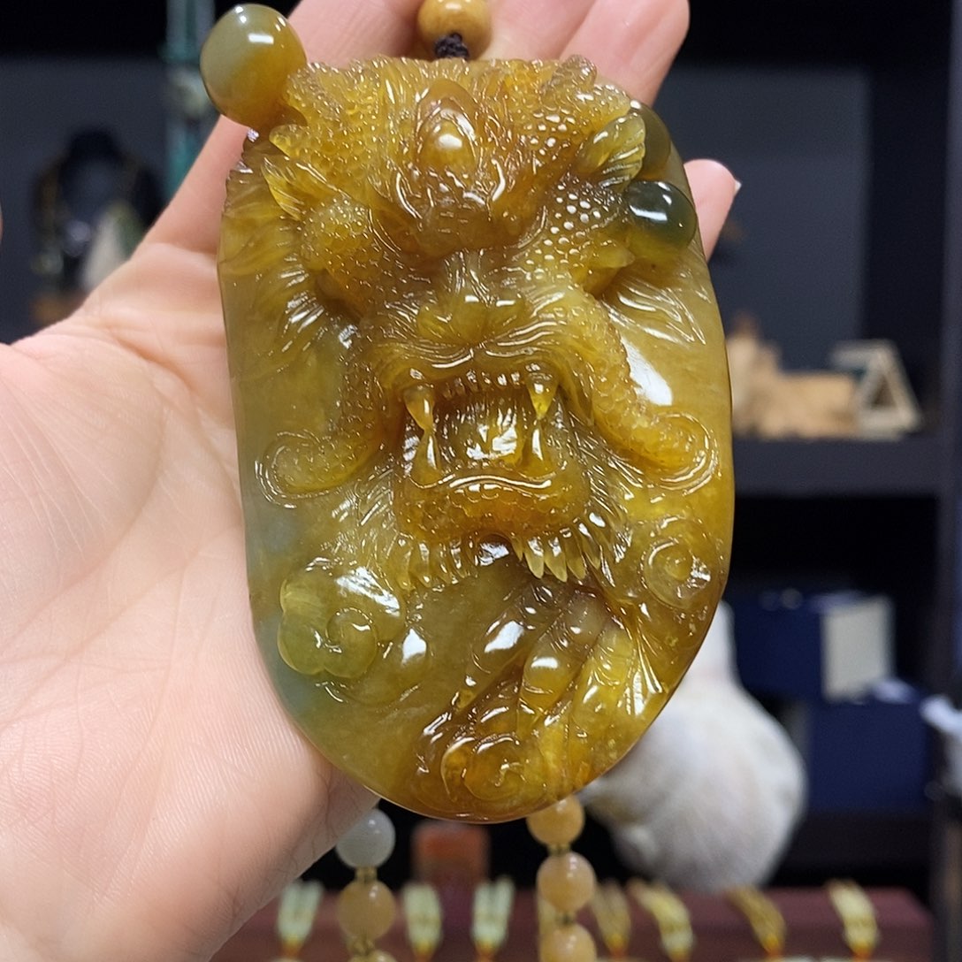 岫玉挂件吊坠手把件合金