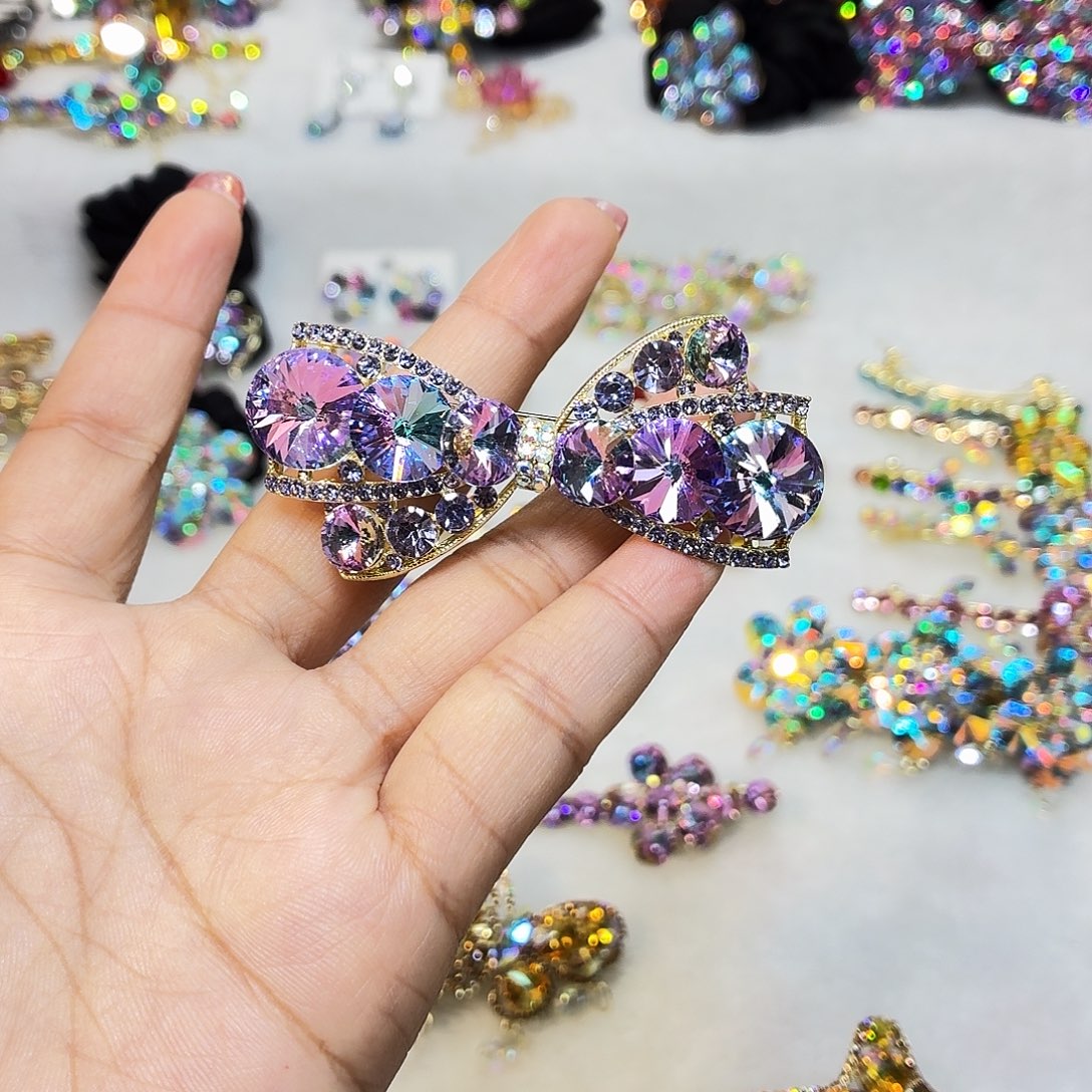 布艺铁合金发饰发夹发夹