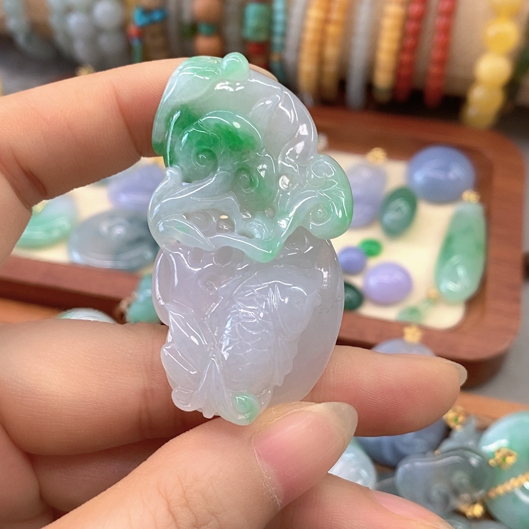 翡翠未镶嵌挂件翡翠挂件