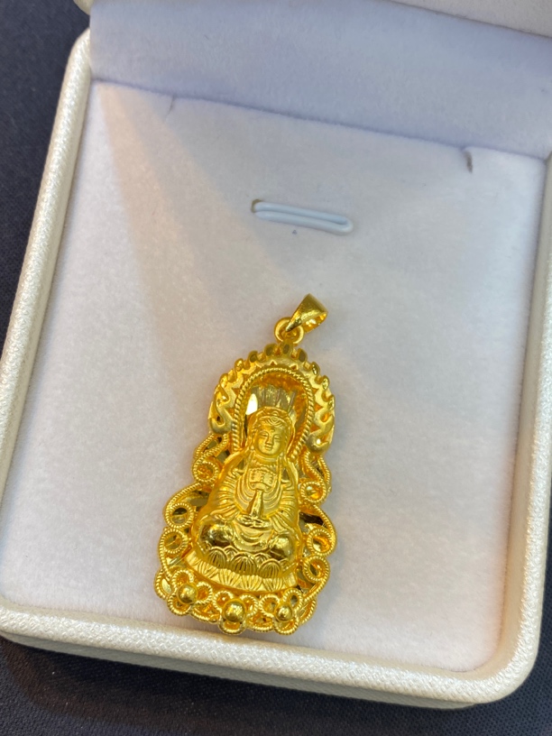 足金999火焰观音