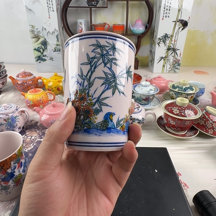 摆件景德镇陶瓷老厂瓷70