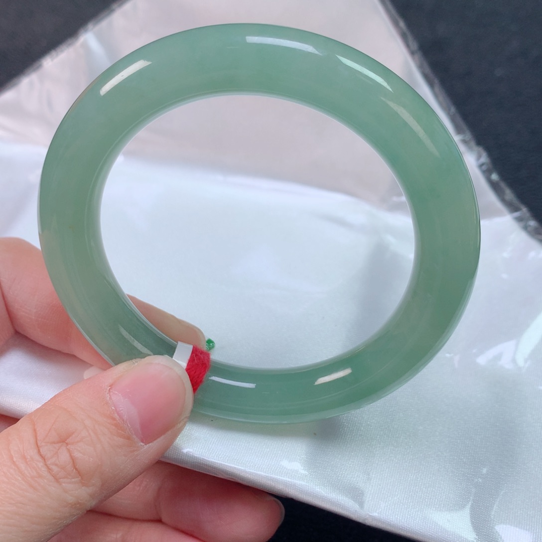 未镶嵌手镯翡翠缅甸天然翡翠手镯55 