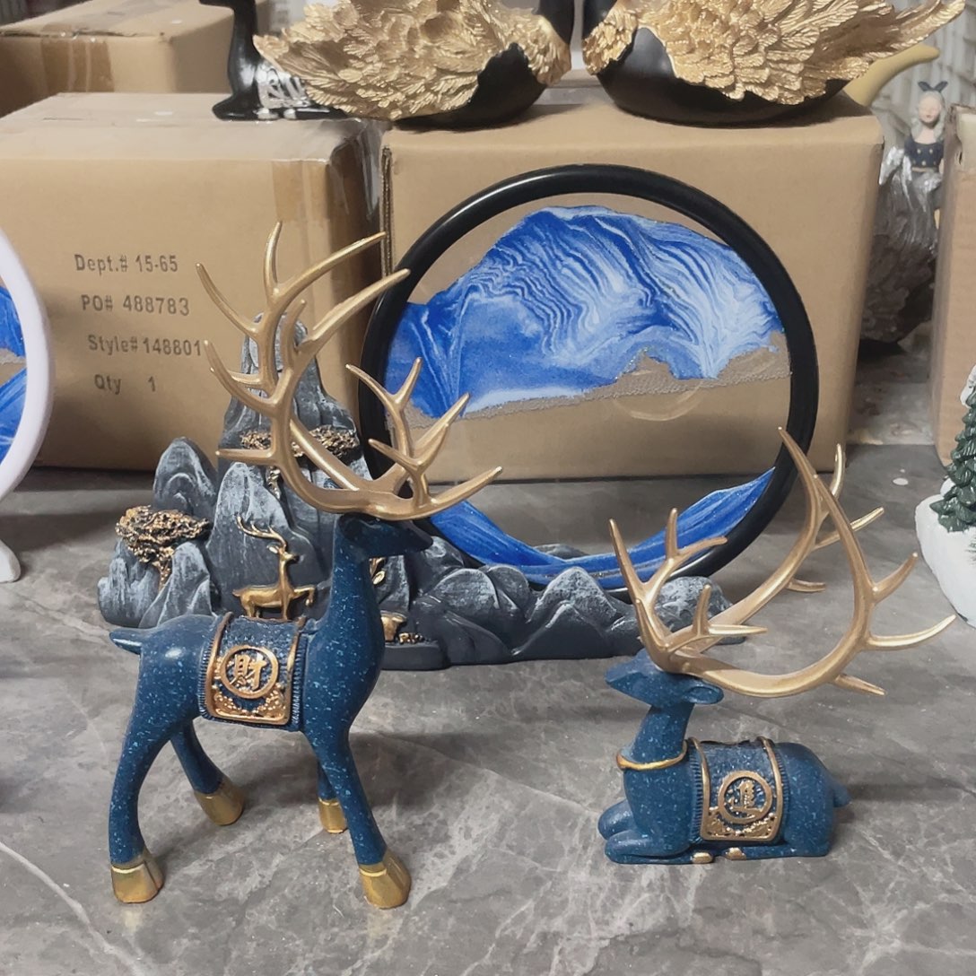 蓝色假山鹿11111111