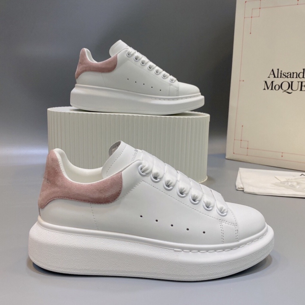 全新未使用 Alexander McQueen/亚历山大·麦昆 麦昆经典粉尾女鞋