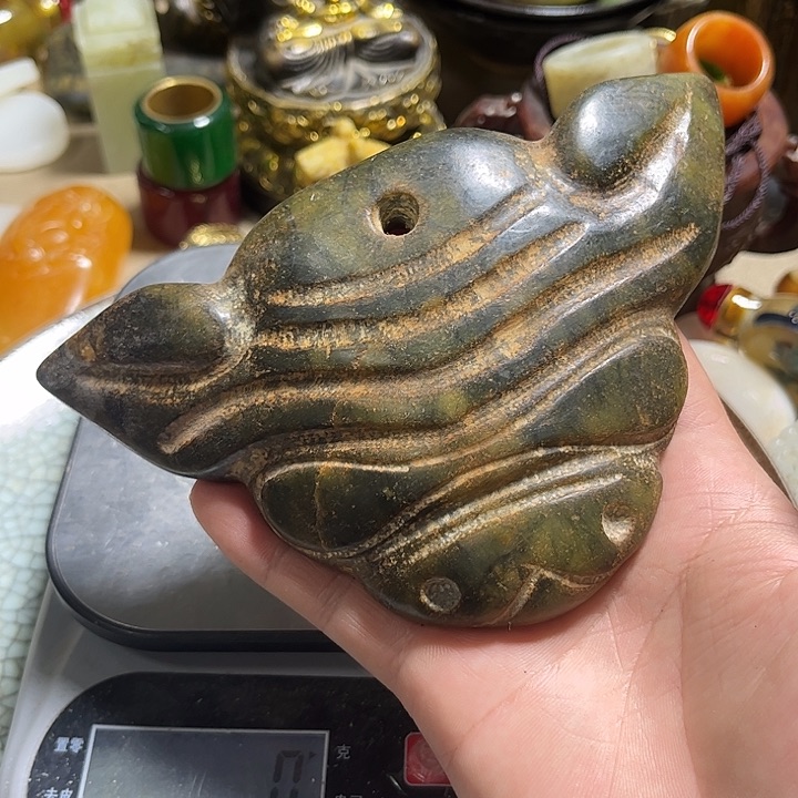 紫金钵盂菩提把件