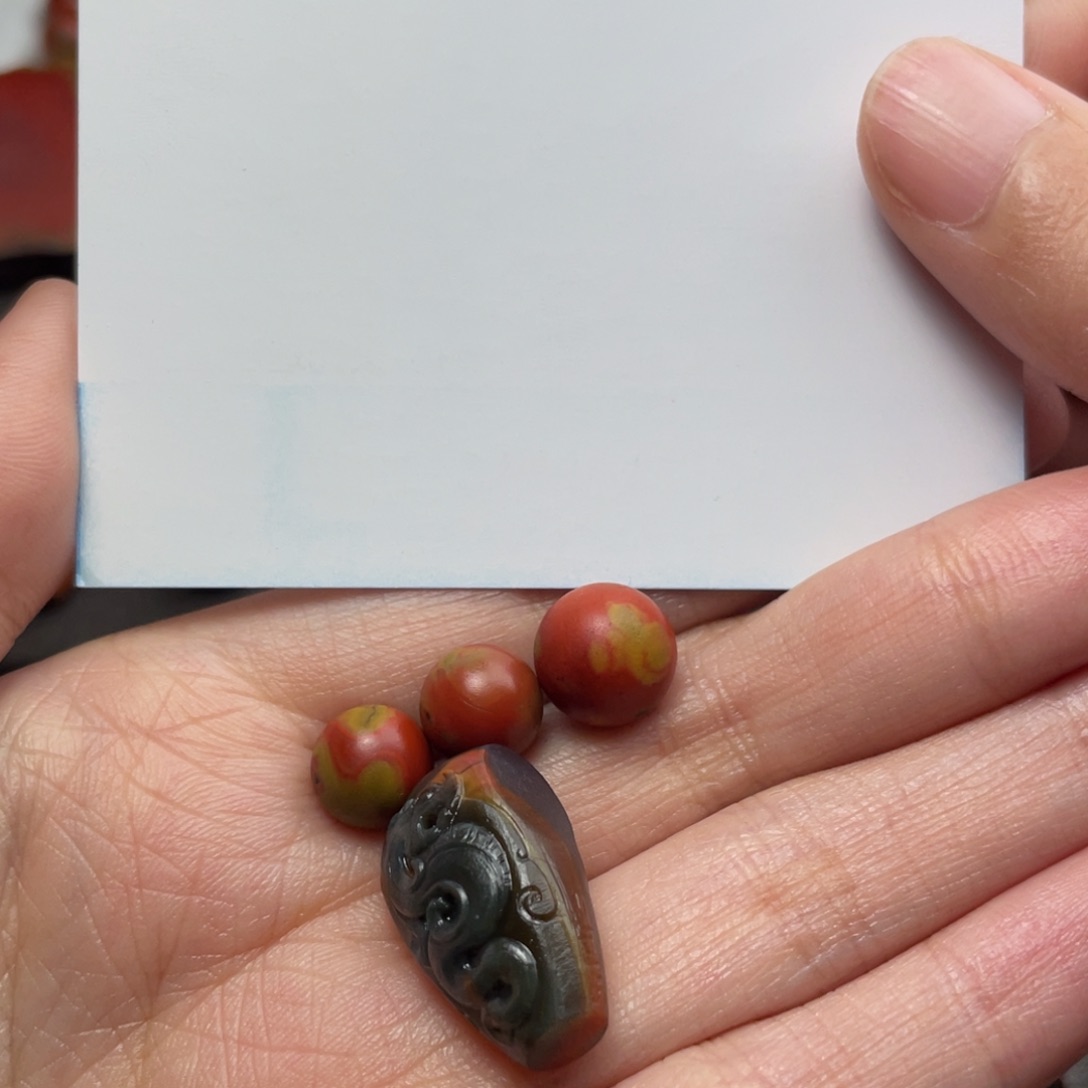 南红玛瑙手链未镶嵌明***你