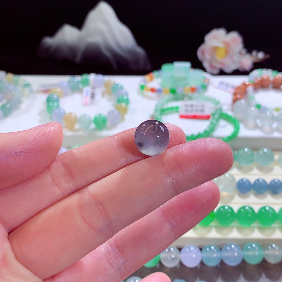 未镶嵌手链翡翠卡12.5