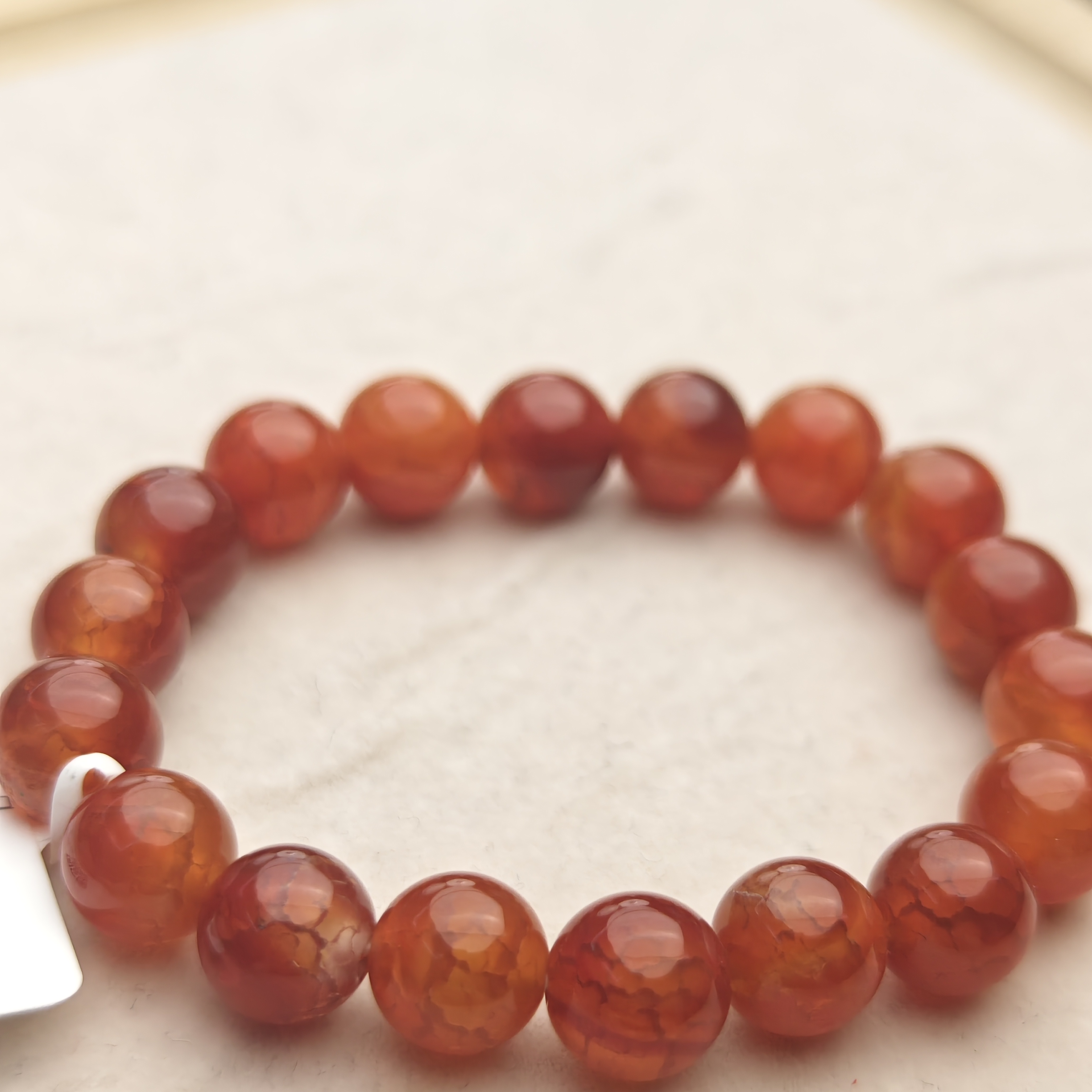 龙鳞凤舞玛瑙手串10-11m