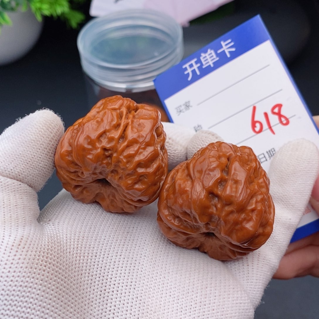 文玩核桃把件38蛤蟆头618