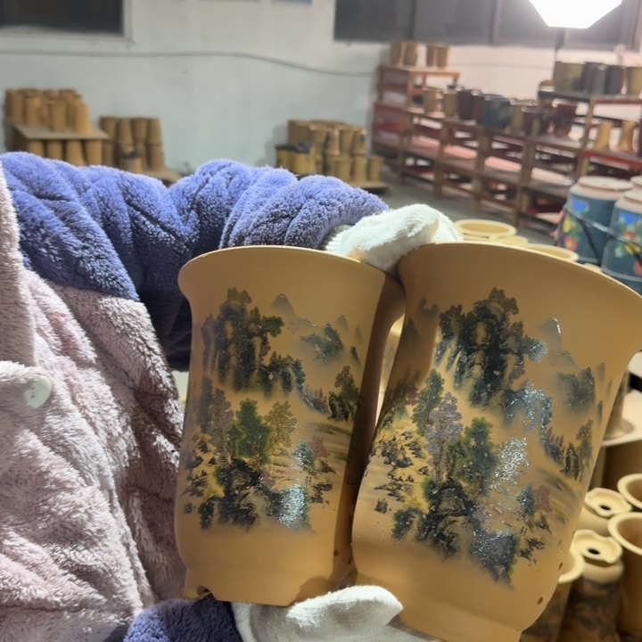 紫砂花盆破损补发