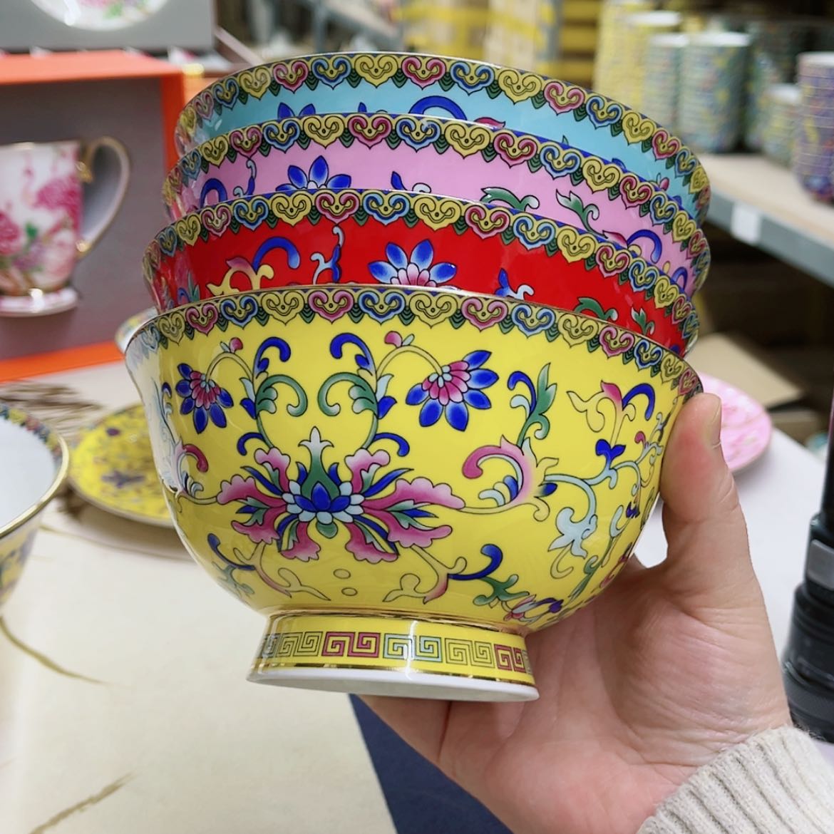 【闪购商品】骨瓷6英寸4混。。。。。