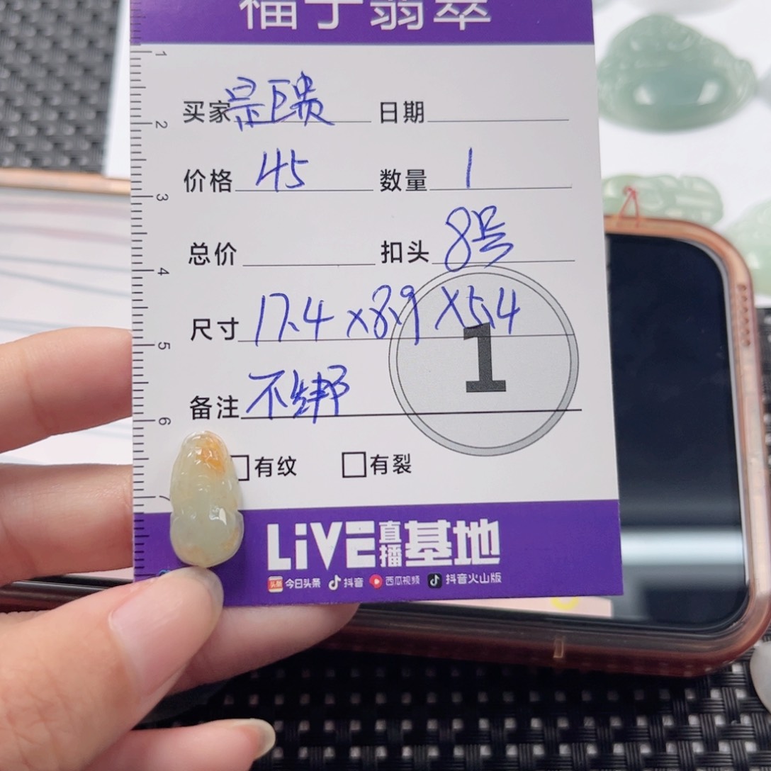 翡翠颈饰未镶嵌是****～吊坠