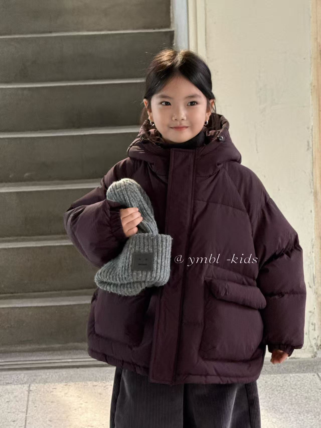 新款儿童男女童日韩系高品质羽绒服