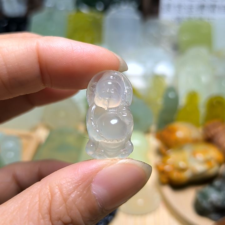 岫玉吊坠(不含链)未镶嵌