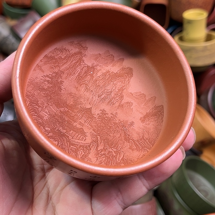 紫砂茶杯全手工紫砂主人杯