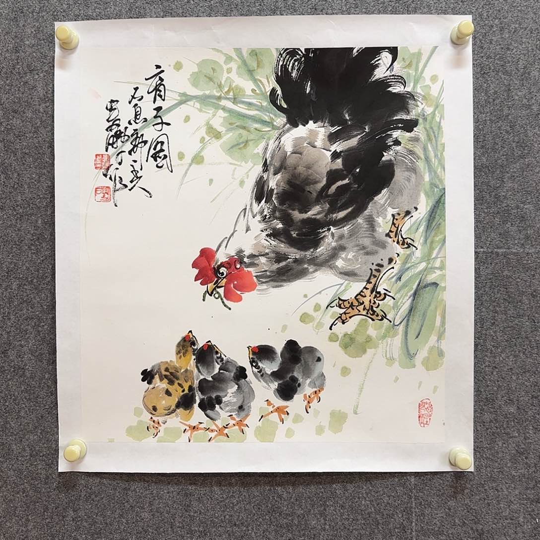 国画娄鹏老师手绘作品
