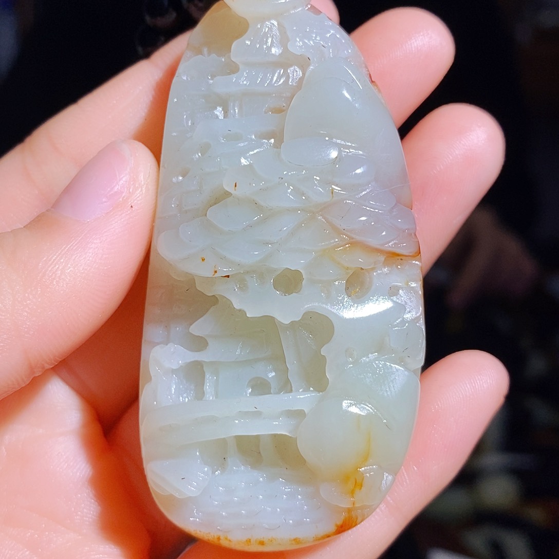 和田玉颈饰未镶嵌