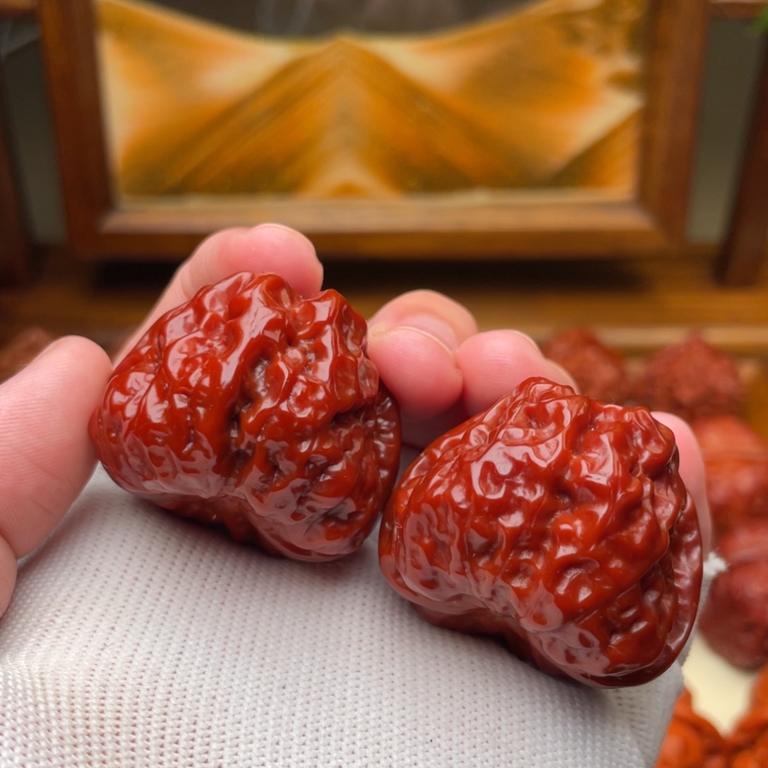 文玩核桃把件蛤蟆头38