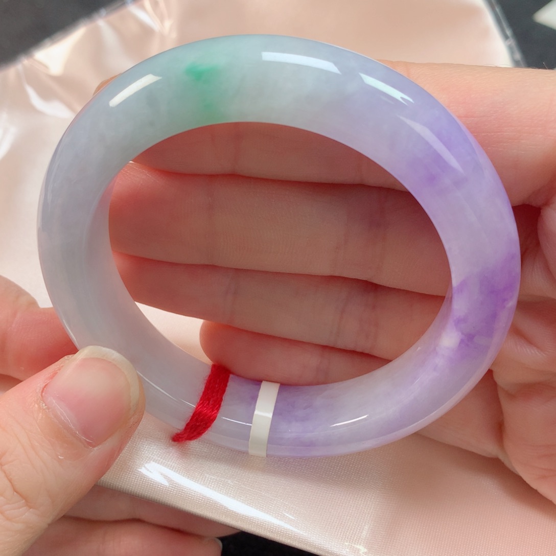 未镶嵌手镯翡翠缅甸天然翡翠手镯5354