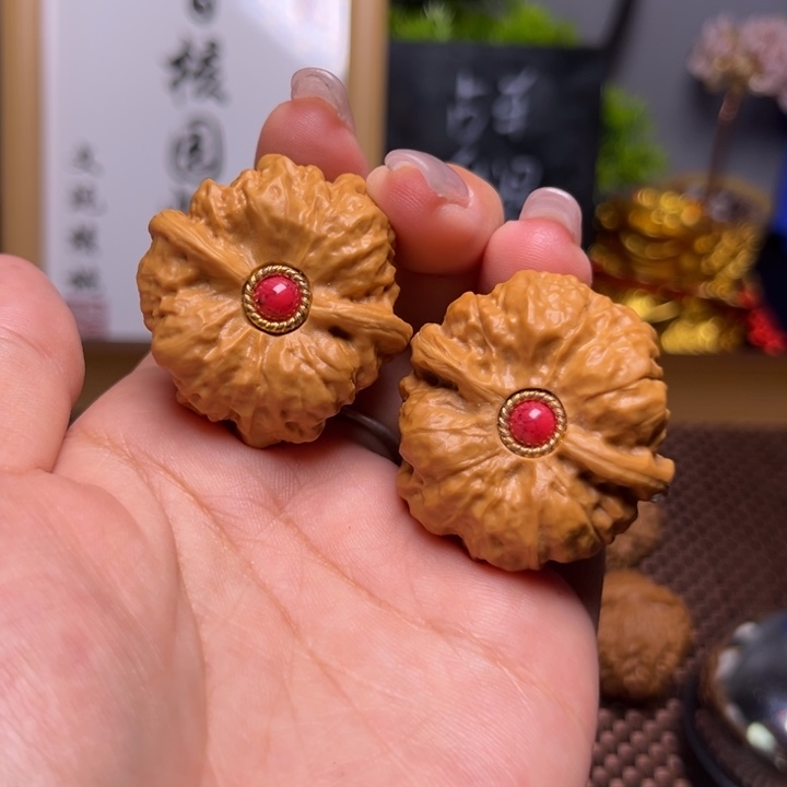 文玩核桃吊坠35尺蛤蟆64